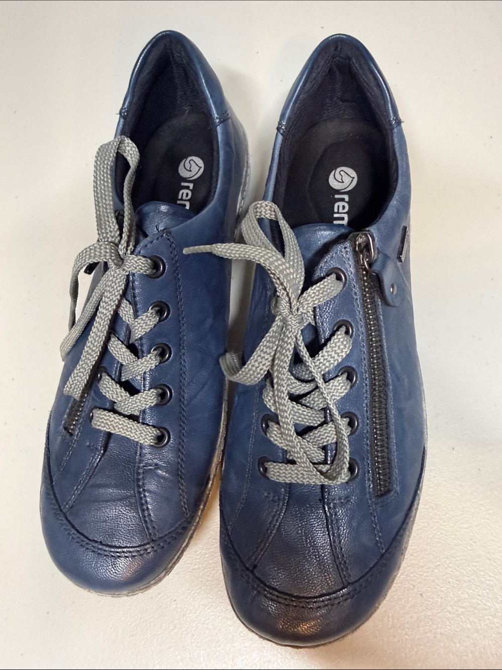 Remonte R1402-15 Denim Leather Blue Gray Women’s size 40 / size 9